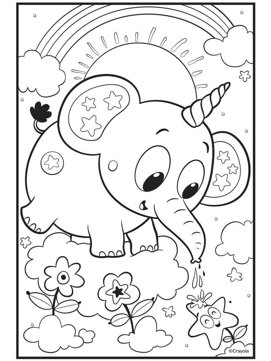 Uni-Criaturas Elefante Unicornio