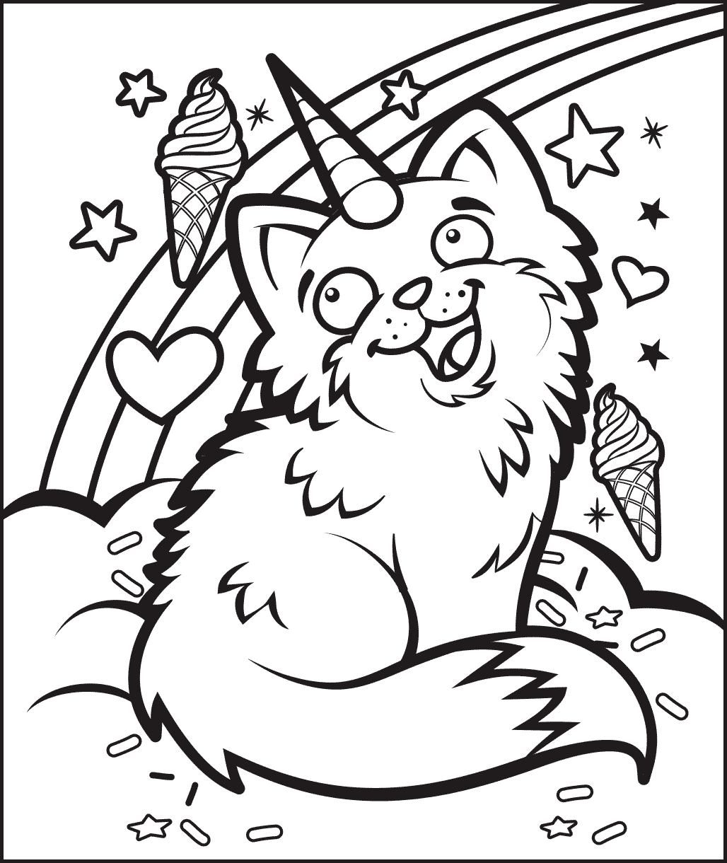 Uni-Criaturas Gato Unicornio