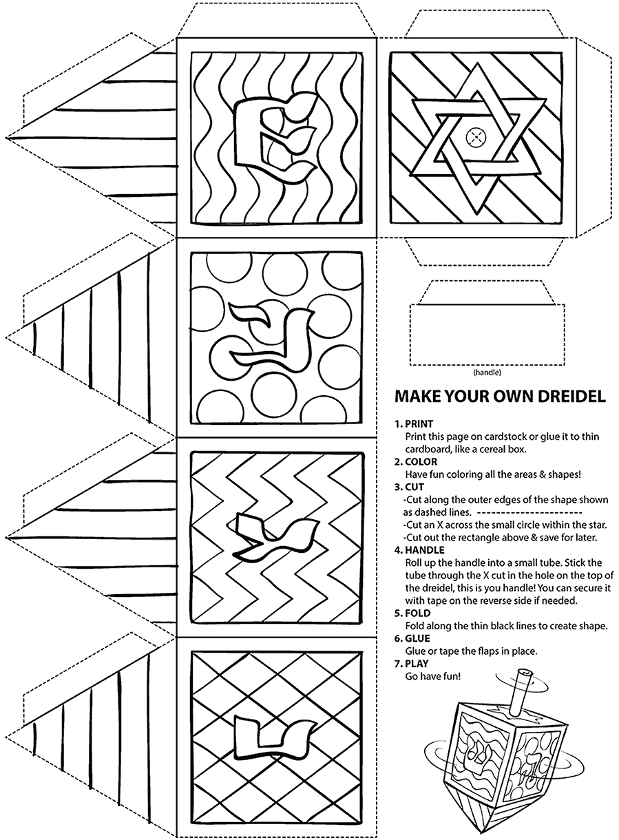 Make Your Own Dreidel