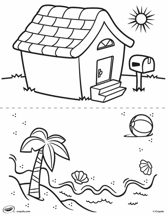 First Pages - House and Beach
