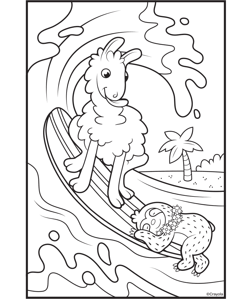 Perezosos Amor Llamas Surfea