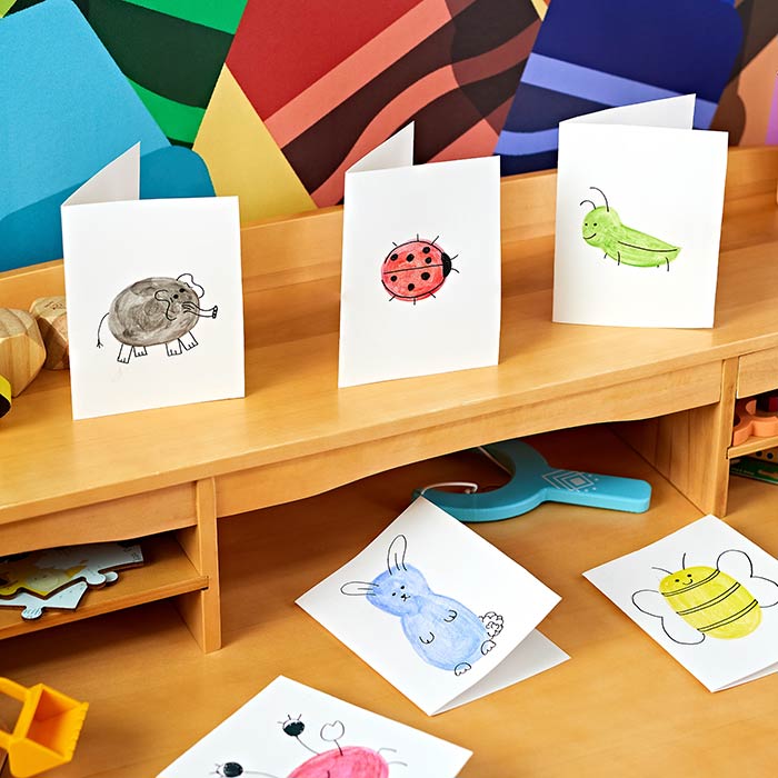 Watercolor Pencil Greeting Card