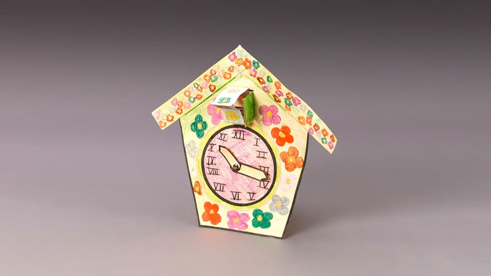 Floral Cuckoo Clock
