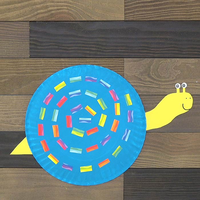 Snail Paper Plate Animal