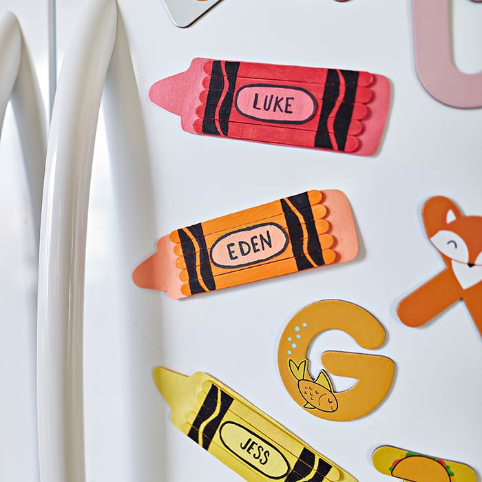 Crayon DIY Magnets