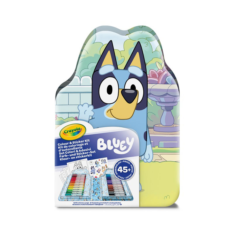 Valigetta ColorI & Adesivi – Bluey vista frontale