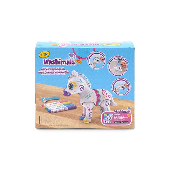 Washimals Jumbo Pets – Big Evie vista posteriore