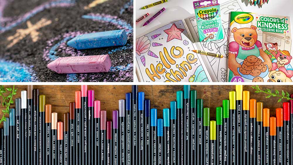 Variedad de materiales de arte