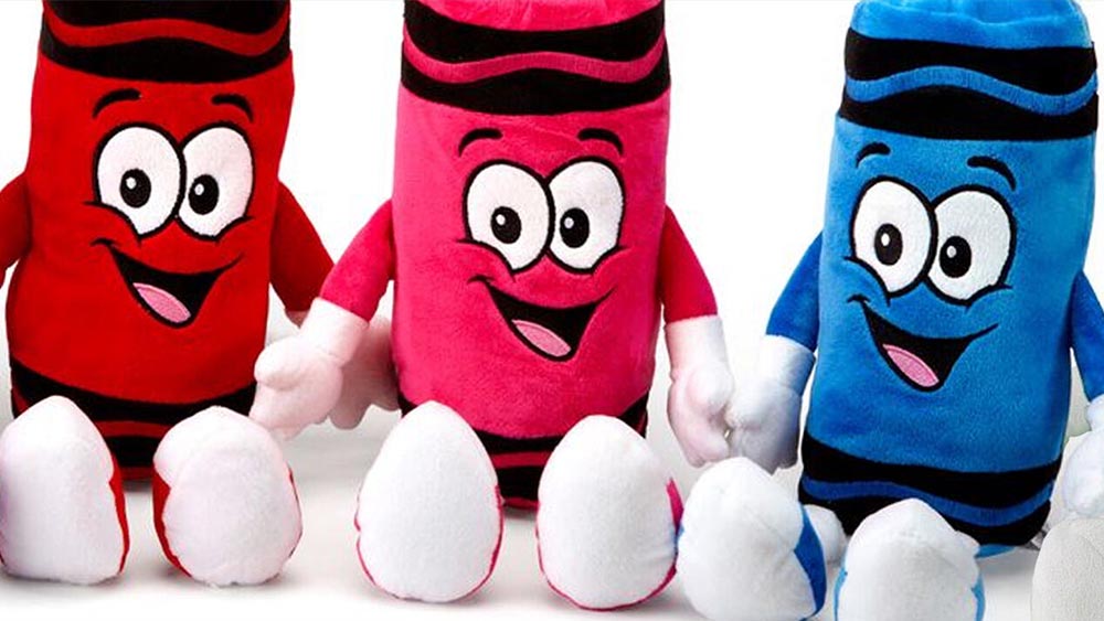 Stuffed crayons
