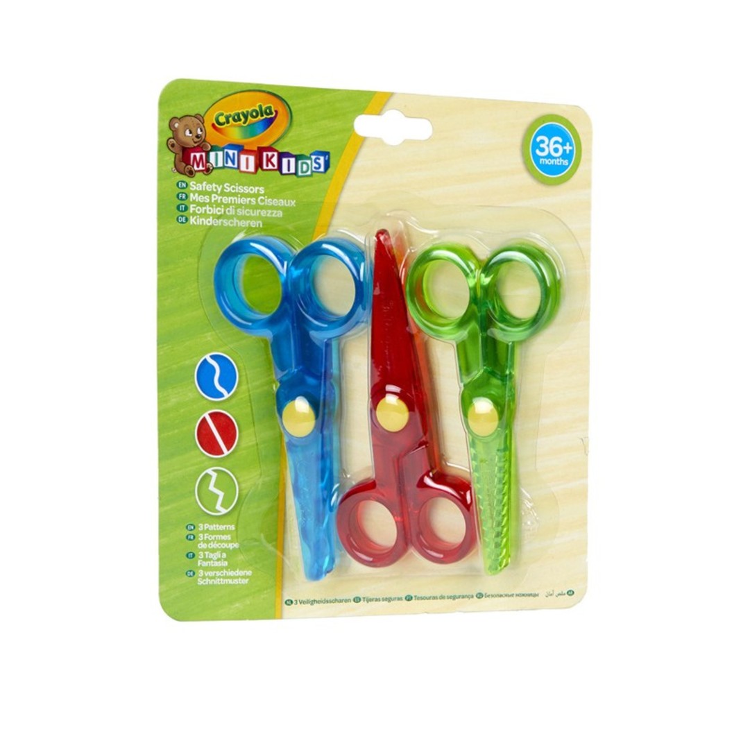 Mini Kids - 3 Forbici di SicurezzaPackaging with contents