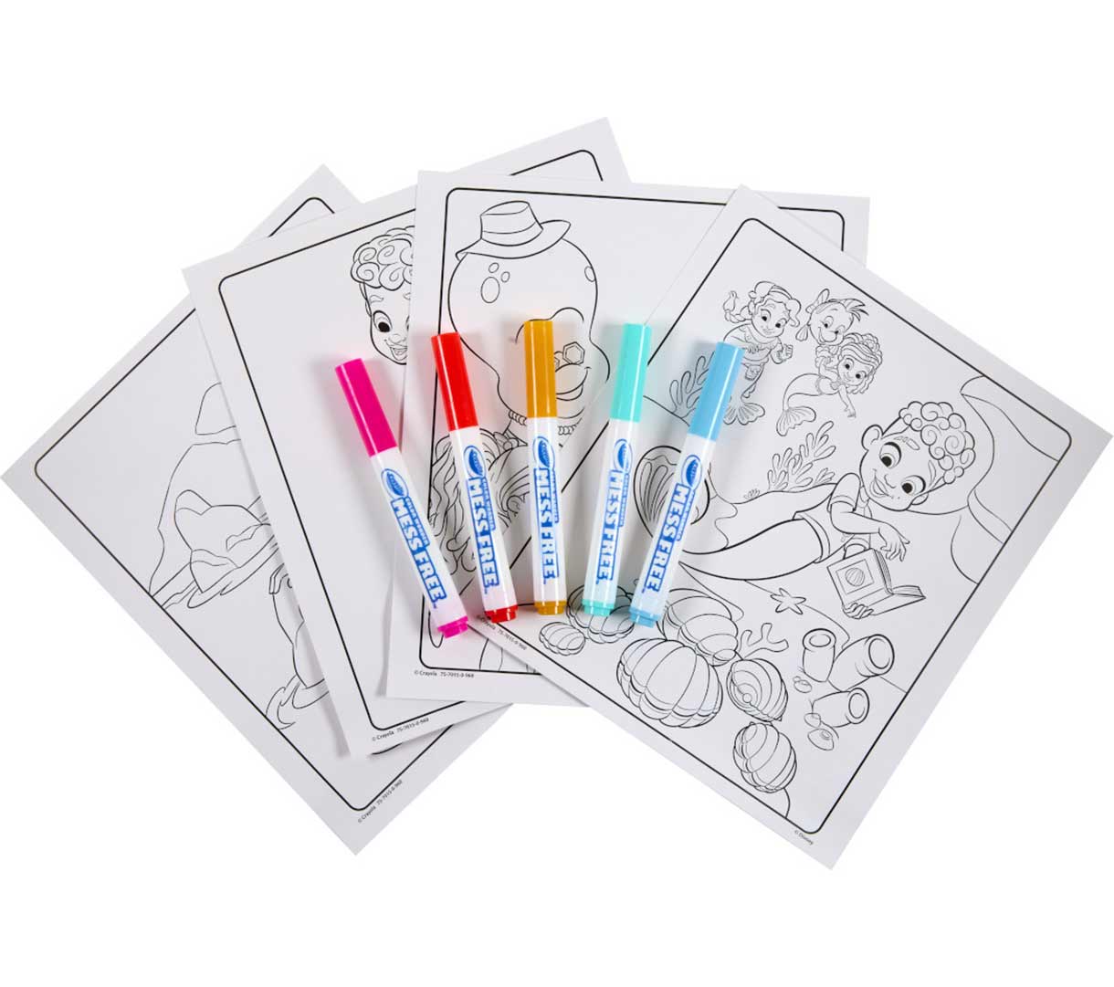 Color Wonder Mess Free Ariedl Coloring Pages & Markers. markers and select coloring pages.