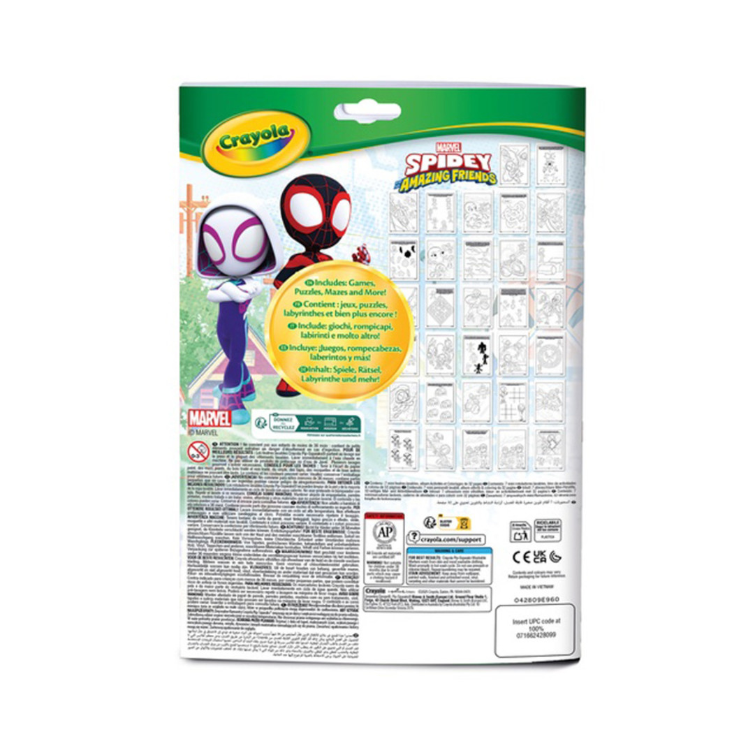 Album Attivit & Coloring -  SpideyBack view