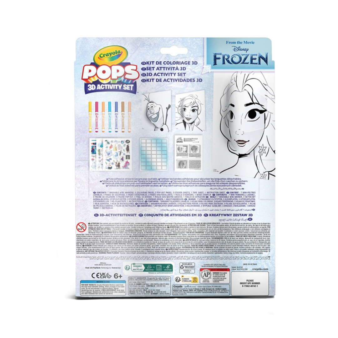 POPS Set attivit 3D - Disney FrozenBack view