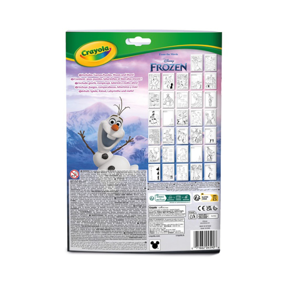 Album Attivit & Coloring - Disney FrozenBack view