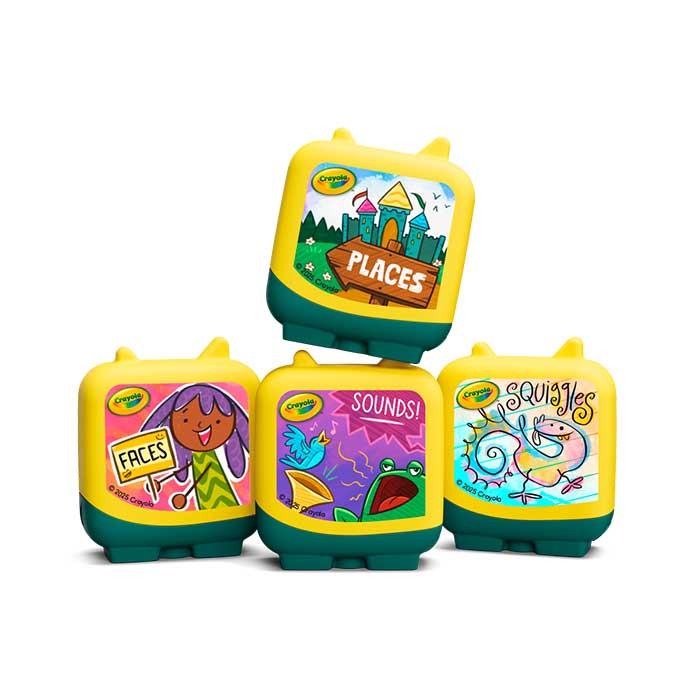 Crayola Art Adventures Clever Tonies - 4 Pack front view.