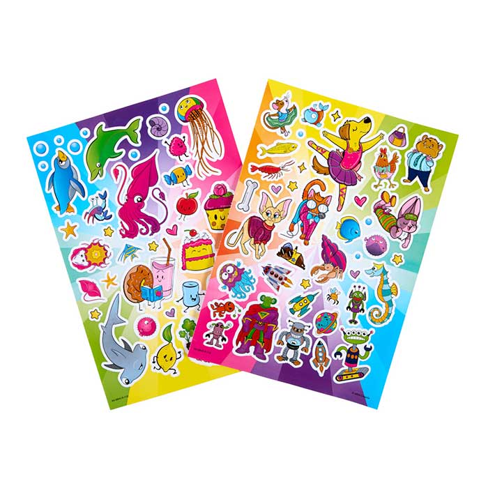Colossal Collection of Coloring, 288 Coloring Book Pages. Included stickers.