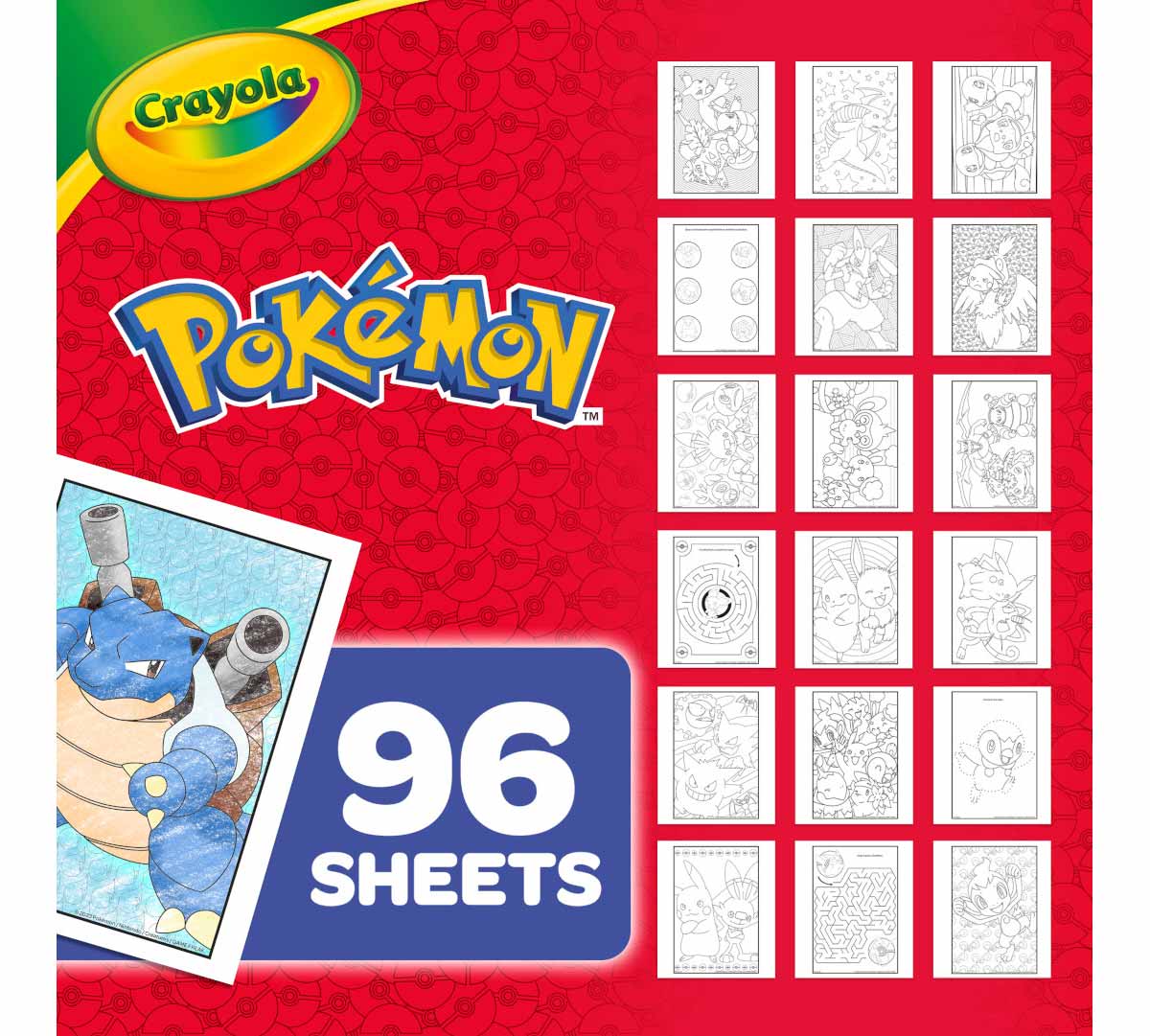 Pokemon Coloring & Sticker Book  96 pages