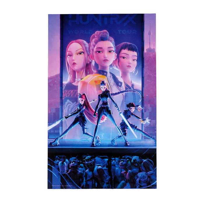 Art with Edge K-Pop Demon Hunters, 28 Coloring Pages. Poster