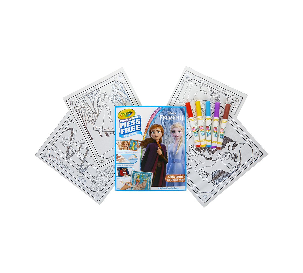 Color Wonder Mess Free Frozen 2 Glitter Effects Set  Complete Set