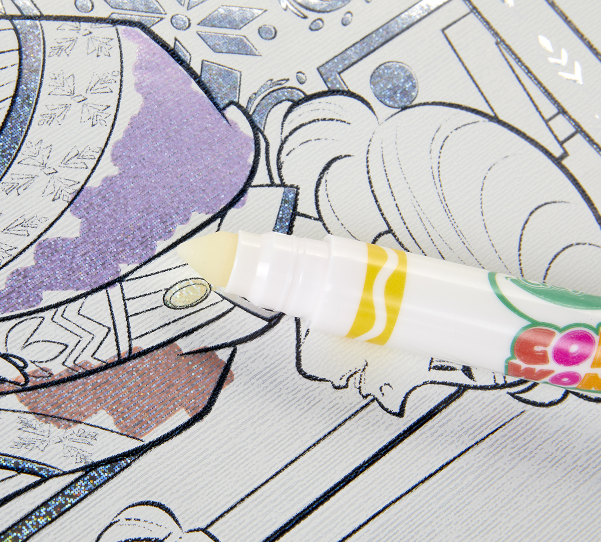 Color Wonder Mess Free Frozen 2 Glitter Effects Set  Detail
