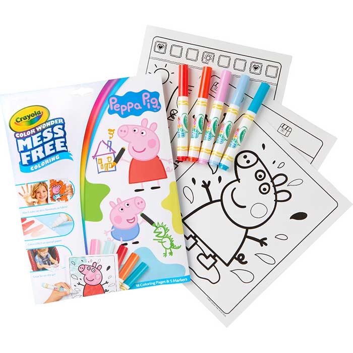 Color Wonder Mess Free Peppa Pig Coloring Set. Packaging and contents.