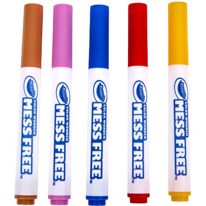 Color Wonder Mess Free PAW Patrol Rescue Wheels Metallic Coloring Pages & Markers markers. colors may vary.