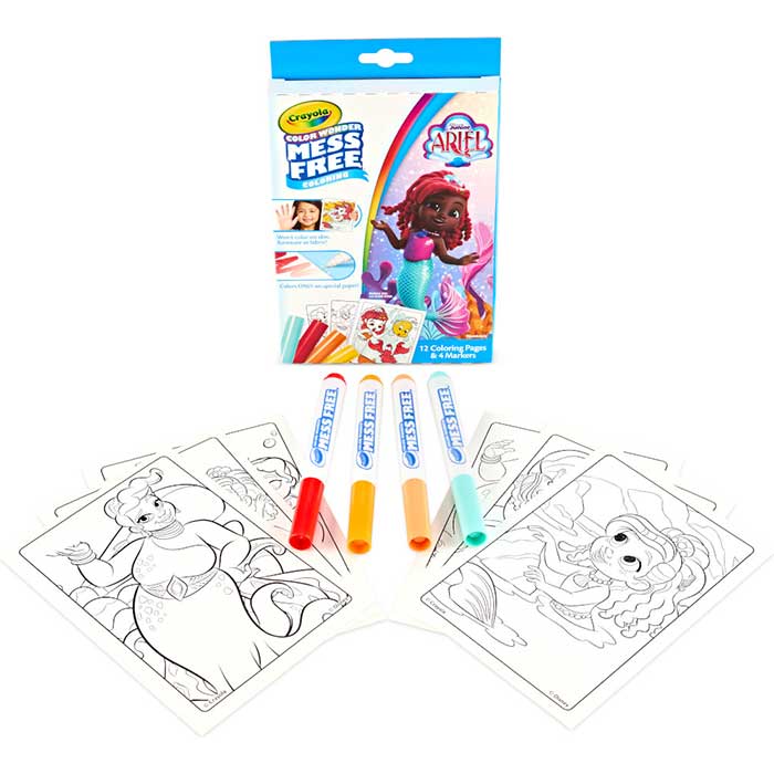 Color Wonder Mini Box Set, Ariel packaging and contents.