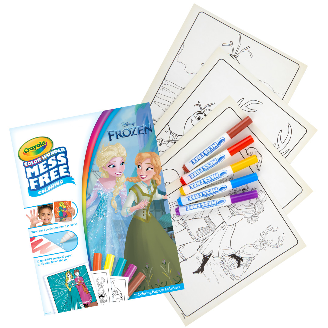 Crayola® Color Wonder™ Mess Free - Disney Frozen 2 packaging and Contents