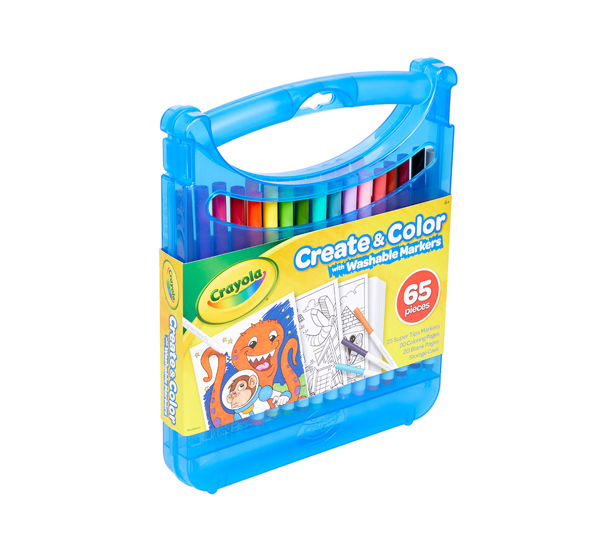 Create and Color With Super Tips Washable Markers left side view