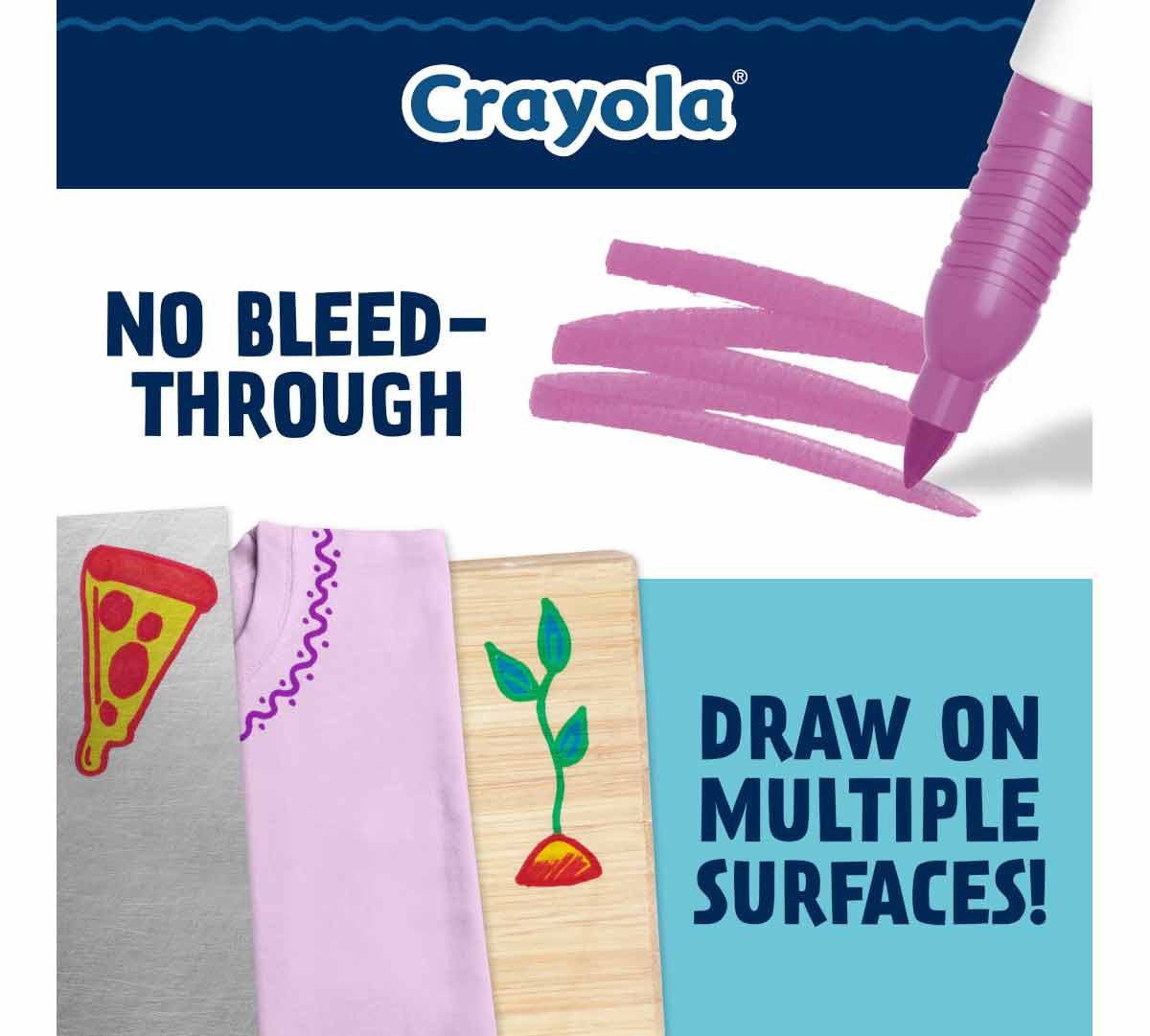 Doodle & Draw Fine Point Doodle Marker  12 count. No bleed through. Draw on multiple surfaces.