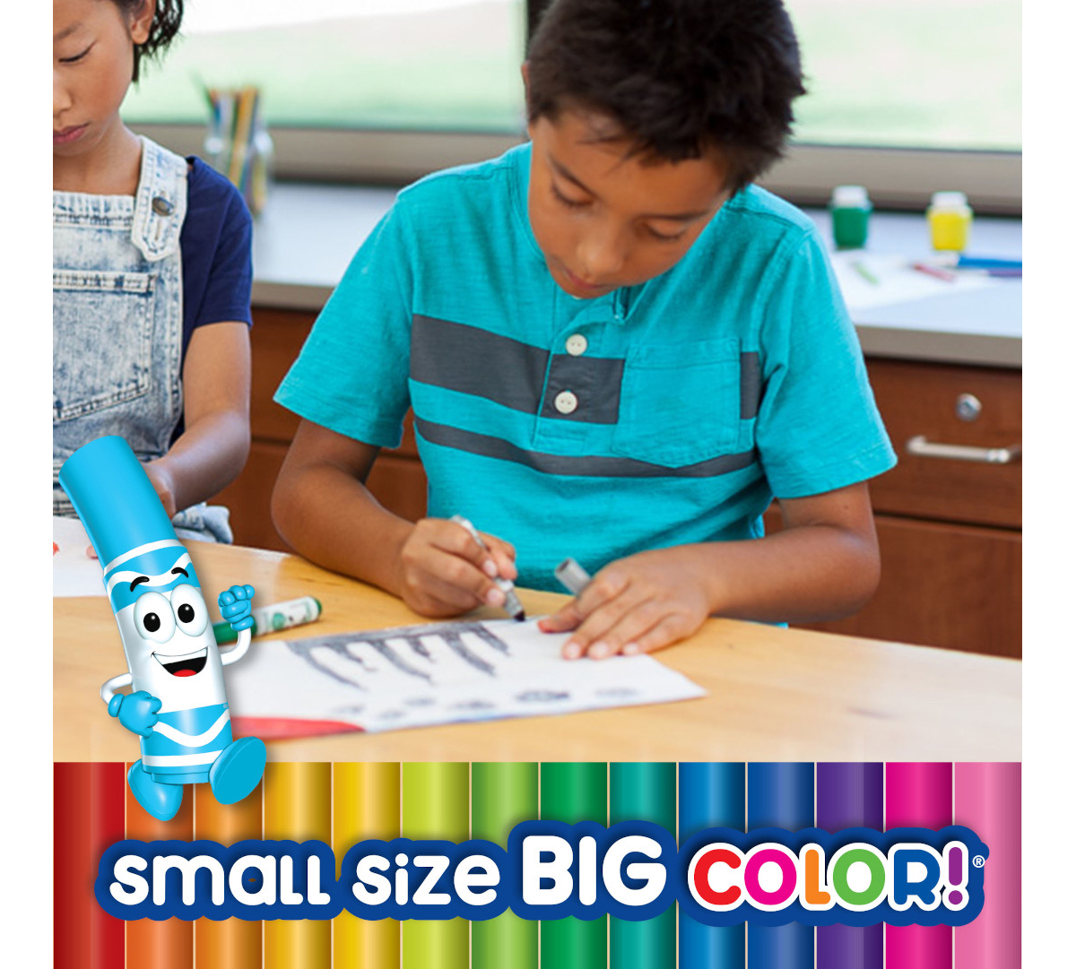 Pip-Squeaks Skinnies Washable Markers  64 Count