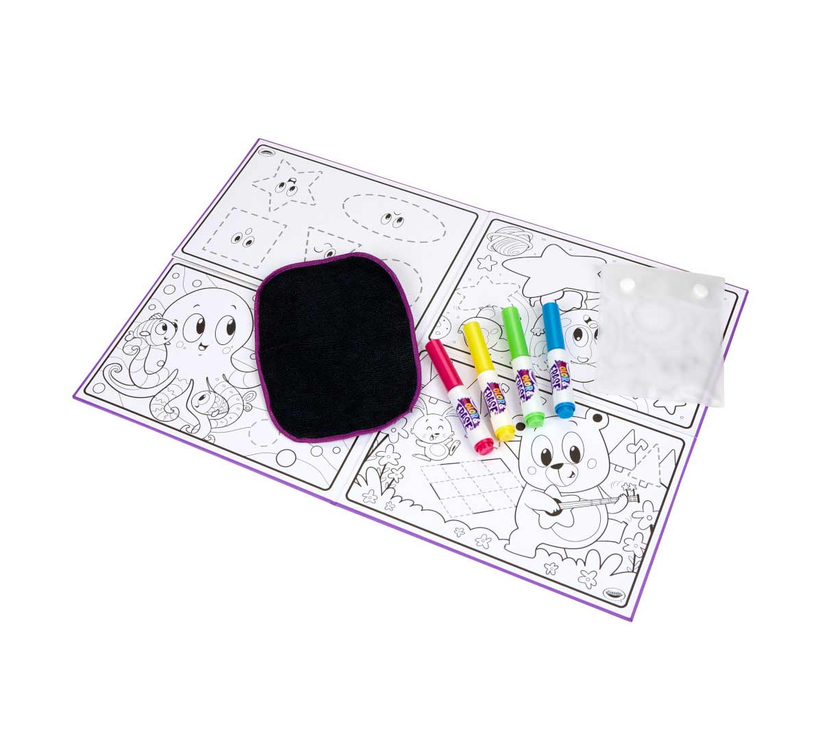 Color and Erase Activity Board contents