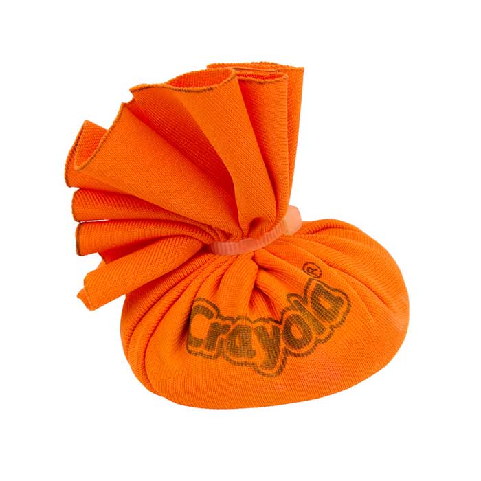 Crayola Chalk-A-Boomz Games & Activity Set orange chalk ball.