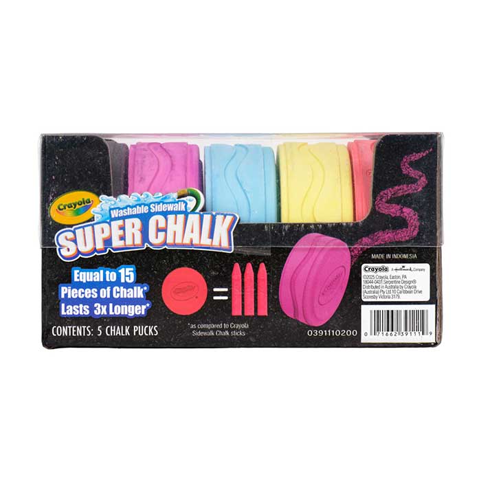 Outdoor Super Chalk, 5ct back view.