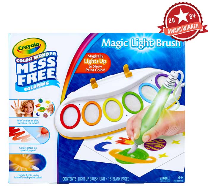Color Wonder Magic Light Brush  Mess Free Painting front view.