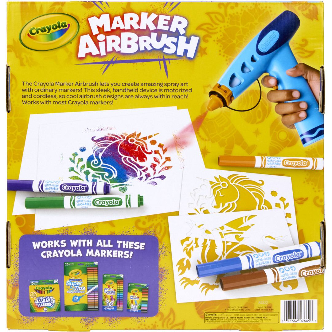 Marker Airbrush Back view